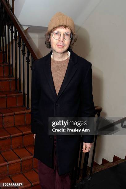 Beck attends "Last Days" Opera Premiere After Party at Chateau Marmont on February 06, 2024 in Los Angeles, California.