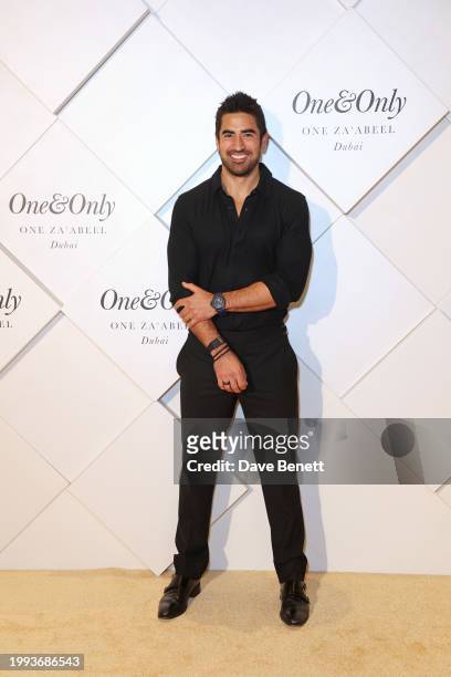Jeremy Jauncey poses on the red carpet at the One&Only One Za'abeel Grand Opening at Aelia on February 10, 2024 in Dubai, United Arab Emirates.