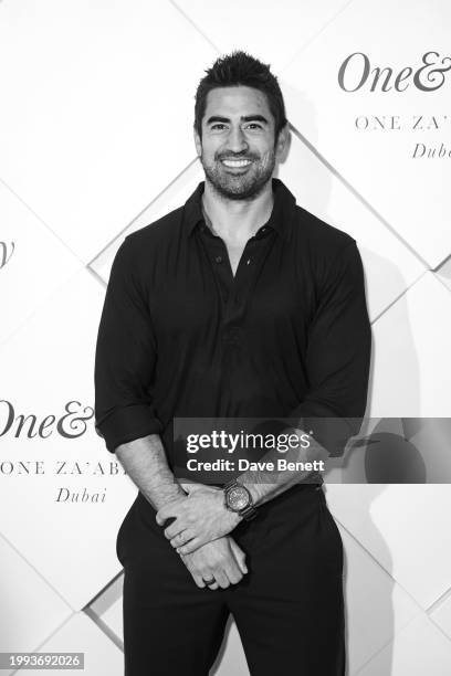 Jeremy Jauncey poses on the red carpet at the One&Only One Za'abeel Grand Opening at Aelia on February 10, 2024 in Dubai, United Arab Emirates.