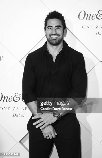 Jeremy Jauncey poses on the red carpet at the One&Only One Za'abeel Grand Opening at Aelia on February 10, 2024 in Dubai, United Arab Emirates.