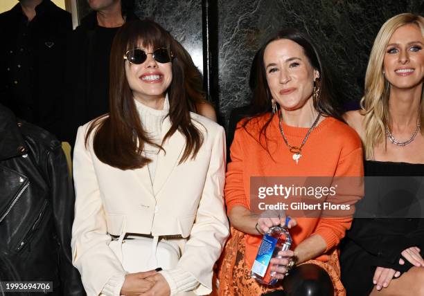 Annabelle Fleur, Ashley Biden and Nicky Hilton Rothschild at Monse RTW Fall 2024 as part of New York Ready to Wear Fashion Week held at Rockefeller...