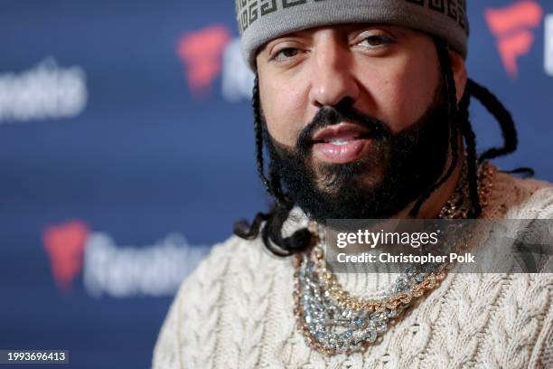 French Montana at Michael Rubin's Fanatics Super Bowl Party held at Marquee Dayclub Las Vegas at The Cosmopolitan on February 10, 2024 in Las Vegas,...