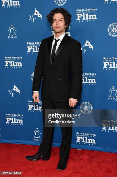 Jackson Rathbone at the Santa Barbara International Film Festival Virtuosos Award held at The Arlington Theatre on February 10, 2024 in Santa...