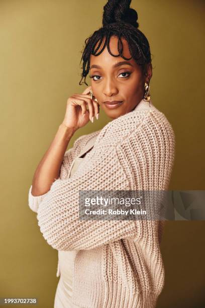 Iantha Richardson of "Will Trent" poses for a portrait during the 2024 Winter Television Critics Association Press Tour at The Langham Huntington,...