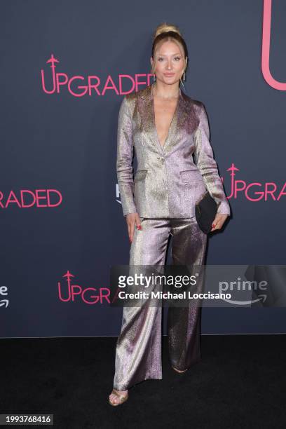 Audrey Jongens attends the Prime Video's "Upgraded" New York Screening at iPic Fulton Market on February 07, 2024 in New York City.