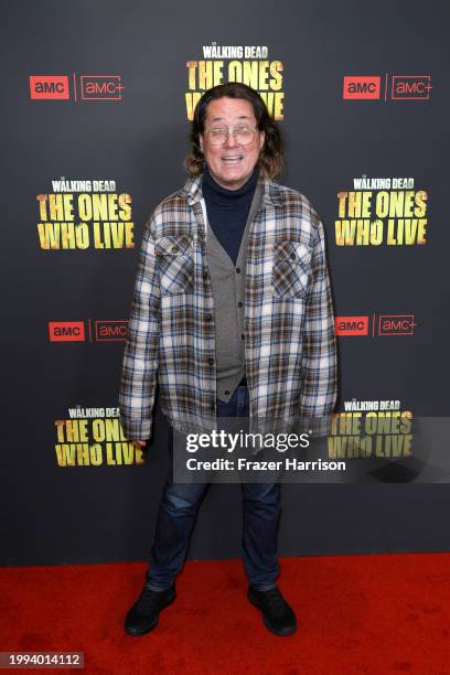 Doug Benson attends the premiere for AMC+ "The Walking Dead: The Ones Who Live" at Linwood Dunn Theater on February 07, 2024 in Los Angeles,...