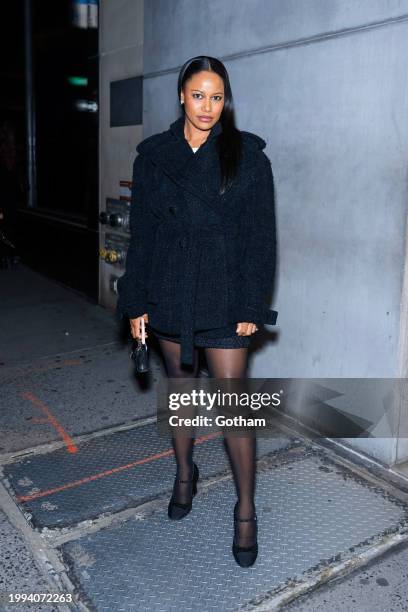 Taylour Paige attends Chanel celebrates the Watches & Fine Jewelry Fifth Avenue flagship boutique grand opening on February 07, 2024 in New York City.