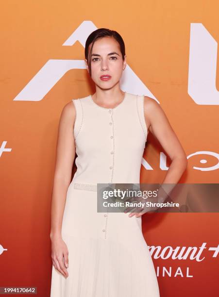 Cristina Rodlo attends "Halo" Fan Screening at Nya Studios on February 07, 2024 in Los Angeles, California.