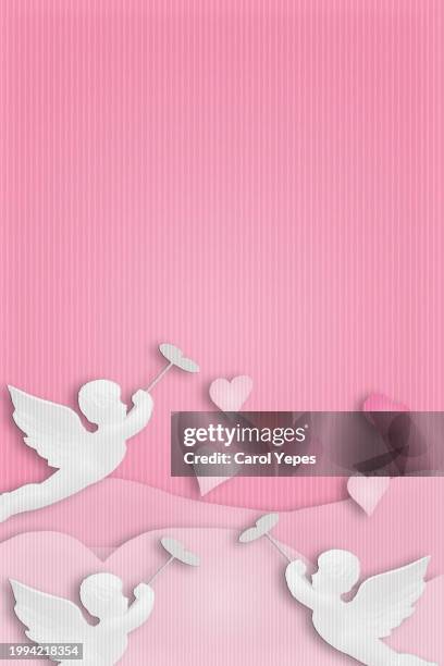 Cupid Rbe 21 Plantilla De Un Angelito Animado Stock Photos, High-Res Pictures ...