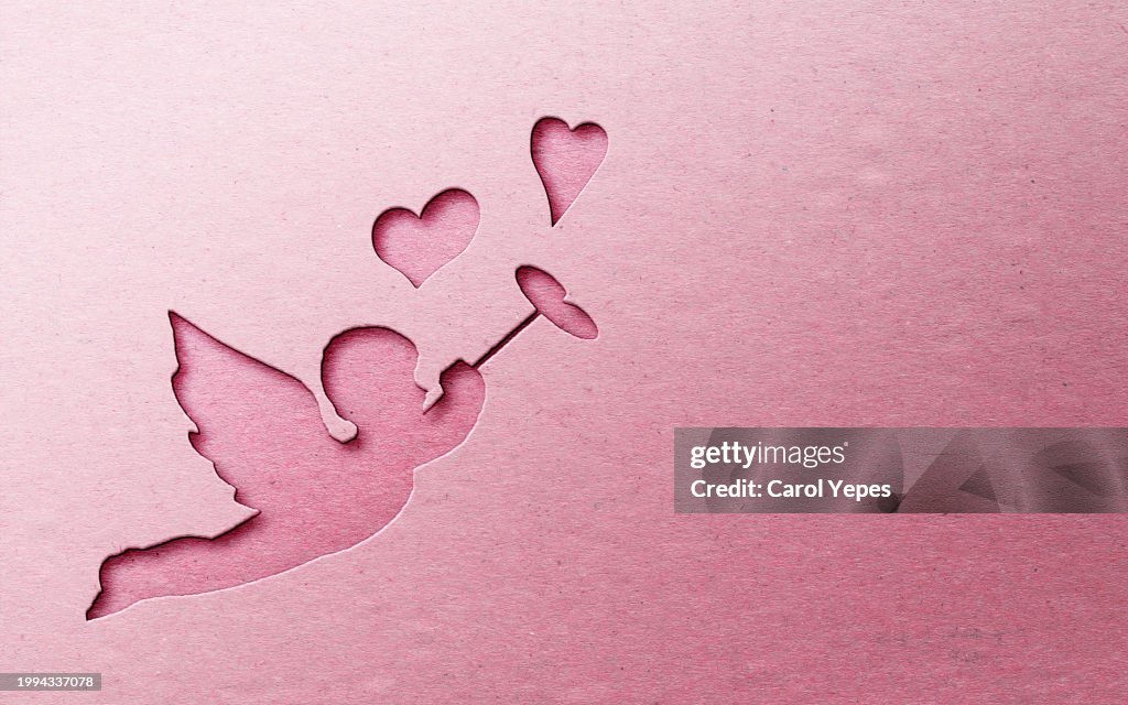 Cupid, love, valentines banner