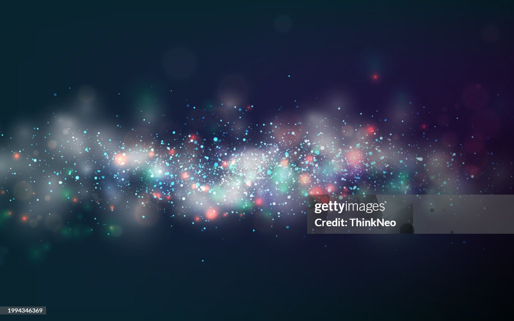 Space background. Starry night sky. Infinite universe and light starry.