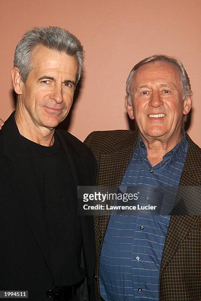 Actors James Noughton and Len Cariou appear at the City Center's 2003 Spring Gala May 12, 2003 at City Center Theater in New York City.