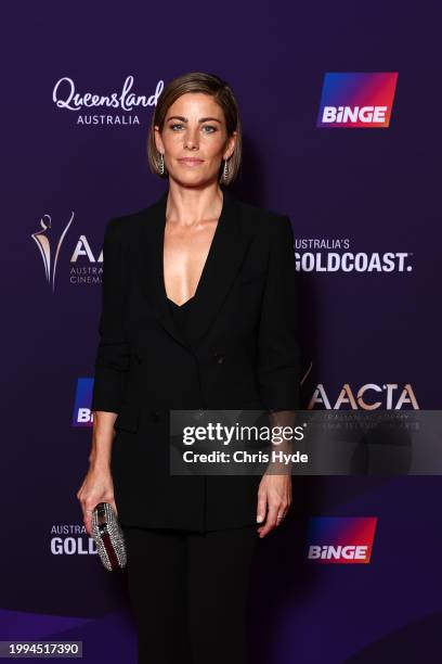 Brooke Satchwell attends the 2024 AACTA Industry Awards Presented By Foxtel Group at HOTA on February 08, 2024 in Gold Coast, Australia.