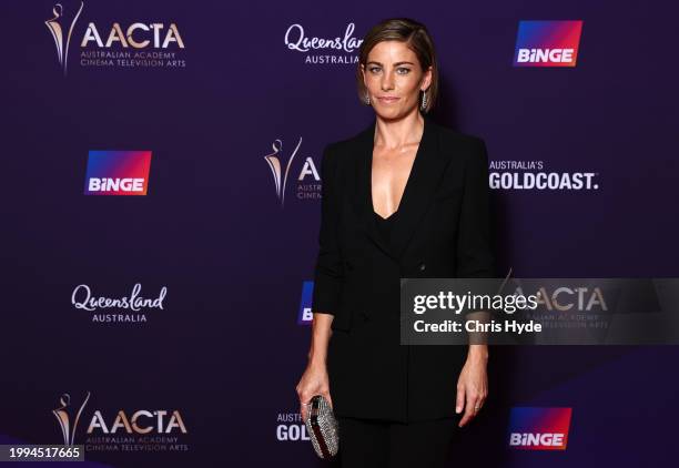 Brooke Satchwell attends the 2024 AACTA Industry Awards Presented By Foxtel Group at HOTA on February 08, 2024 in Gold Coast, Australia.
