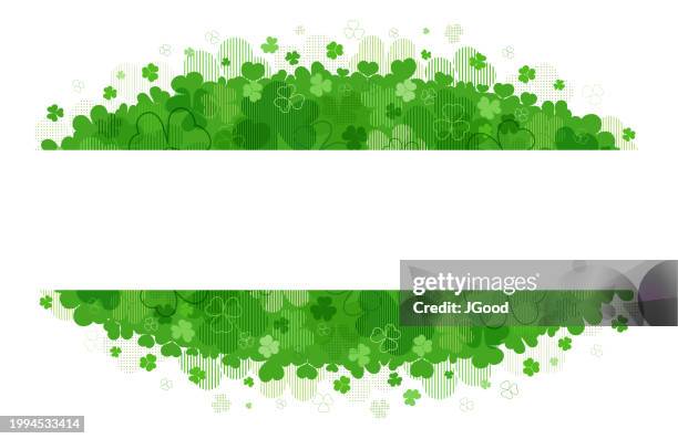 vector background for st. patrick's day - celtic pattern stock illustrations