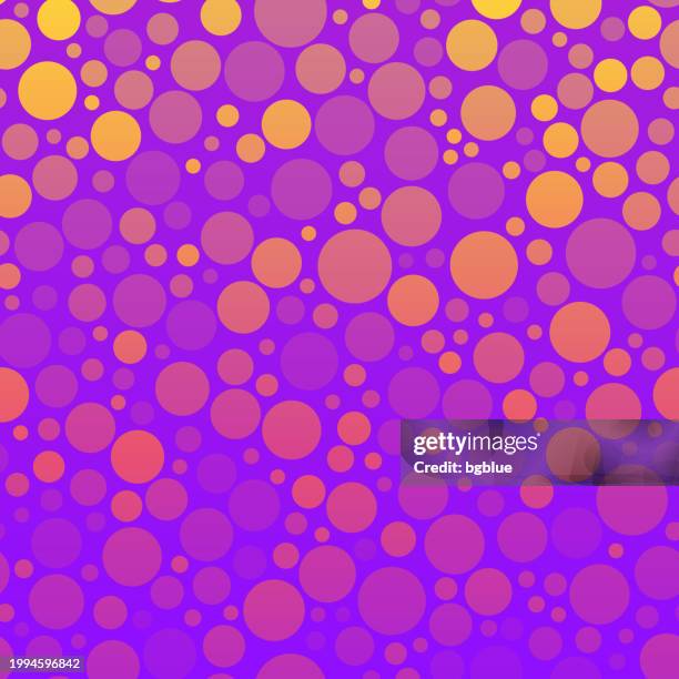 abstract geometric background with purple gradient circles - champagne bubbles texture stock illustrations