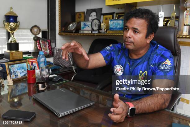 Jwala Singh, a cricket coach in Mumbai who coached and housed Yashasvi Jaiswal of India pictured after the 2nd Test Match between India and England...