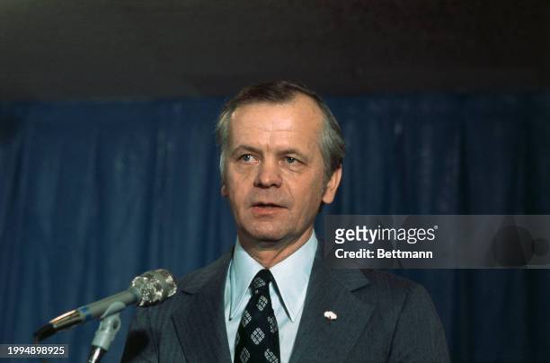 American politician Robert Bergland , the US Secretary of Agriculture, in Washington, November 26th 1978.