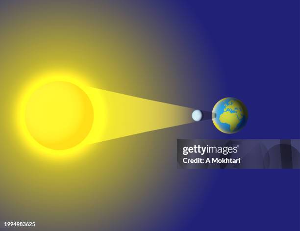 solar eclipse. - eclipse solar stock illustrations