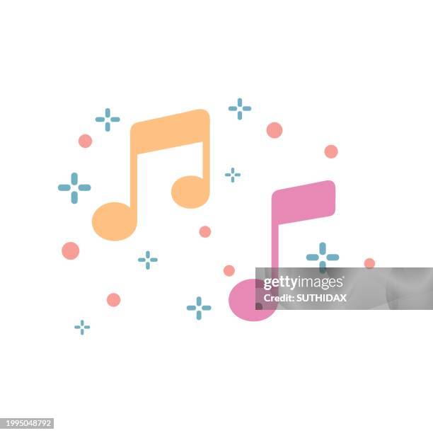 colorful celebration music illustrations - party popper illustration stock illustrations