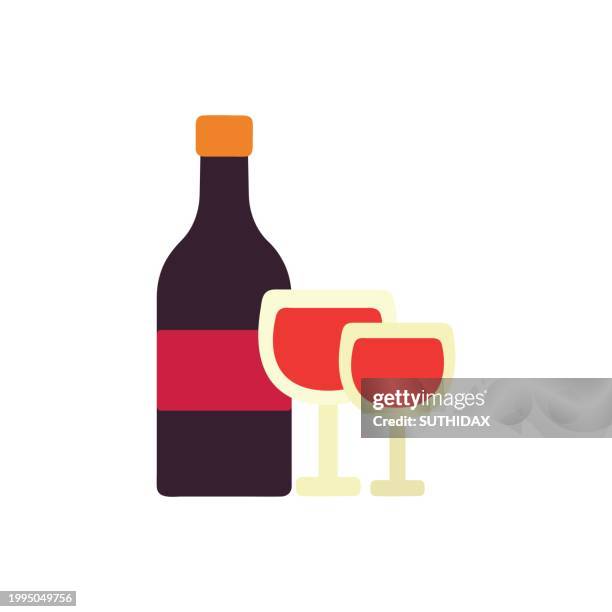 colorful celebration wine illustrations - memory candle stock illustrations