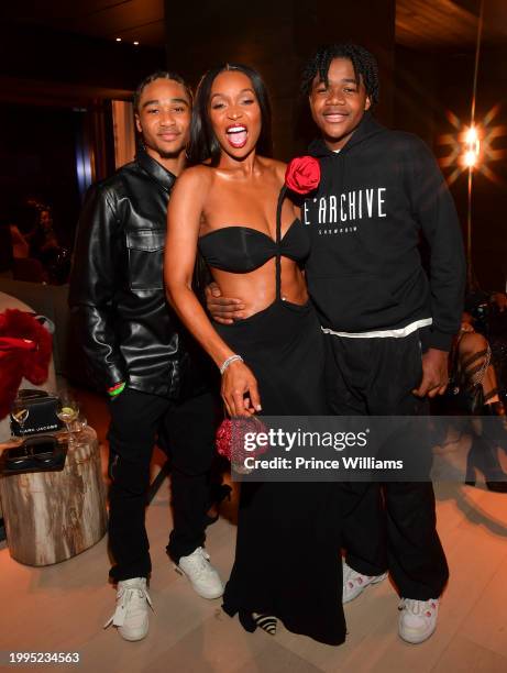 Williams Roberson, Marlo Hampton and Michael Roberson Real Housewives Of Atlanta's Marlo Hampton Birthday Bash on February 7, 2024 in Atlanta,...