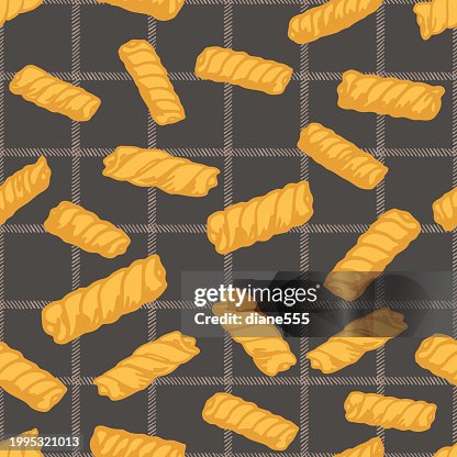 Hand Drawn Doodle Style Pasta Seamless Pattern Hand Drawn Doodle Style Pasta Seamless Pattern
