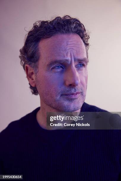Andrew Lincoln of The Walking Dead: The Ones Who Live poses for a portrait during the 2024 Television Critics Association Winter Press Tour at The...