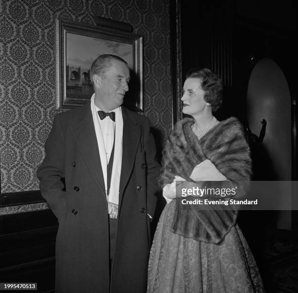 Ian Campbell, 11th Duke of Argyll with his wife Margaret Campbell, Duchess of Argyll November 27th 1956.