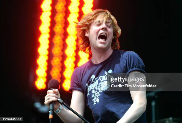 Ricky Wilson of Kaiser Chiefs performs during Lollapalooza 2009 at Grant Park on August 9, 2009 in Chicago, Illinois.