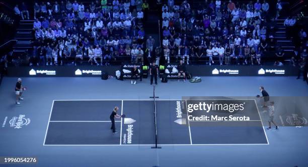 Tennis legends Andre Agassi, Steffi Graf, John McEnroe, and Maria Sharapova compete for a $1M purse in the Pickleball Slam 2, the premier showcase of...