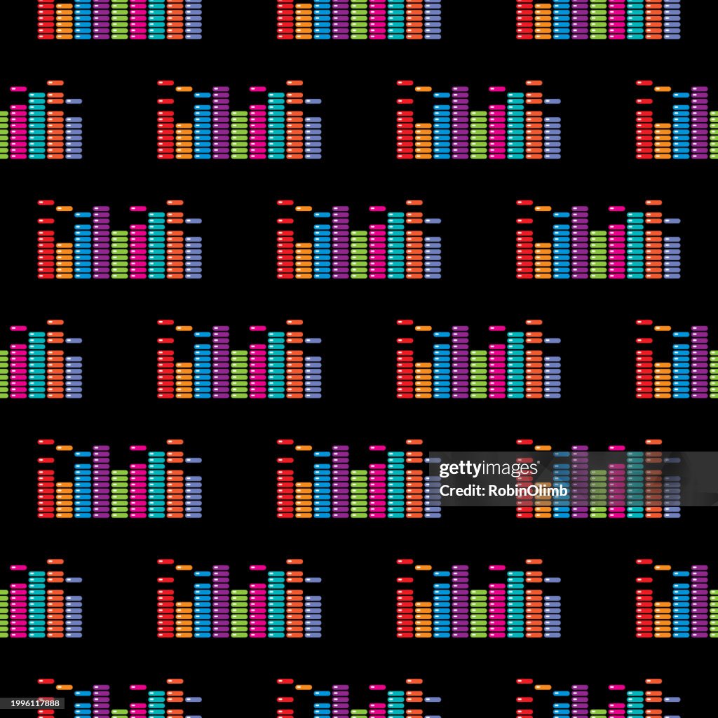 Bars Pattern Background Sound Bars Seamless Pattern High-Res Vector Graphic - Getty Images