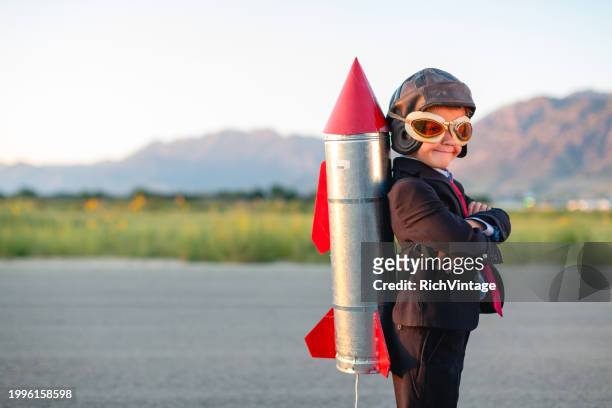 young boy businessman ready to fly - interview funny stock pictures, royalty-free photos & images