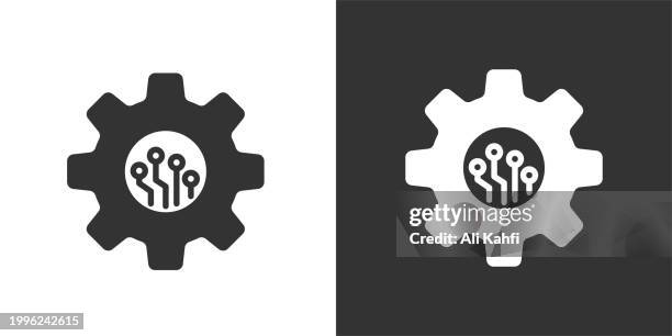 machine icon. solid icon that can be applied anywhere, simple, pixel perfect and modern style - studying hard stock illustrations