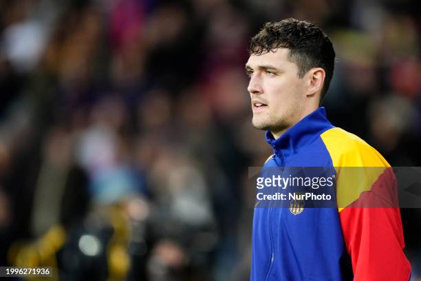 Andreas Christensen centre-back of Barcelona and Denmark during the LaLiga EA Sports match between FC Barcelona and Granada CF at Estadi Olimpic...