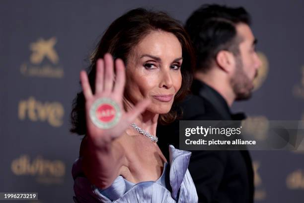 Valladolid, Spain; .- Ana Belen, Spanish singer and actress during the red carpet of the Goya Awards. Characters on the Red Carpet of the Goya Awards...