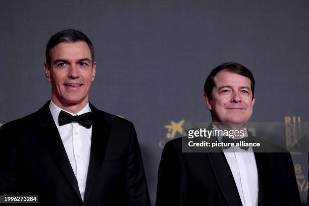 Valladolid, Spain; .- Pedro Sanchez president of Spain and Alfonso Fernández Mañueco President of the Government of Castilla y León during the red...