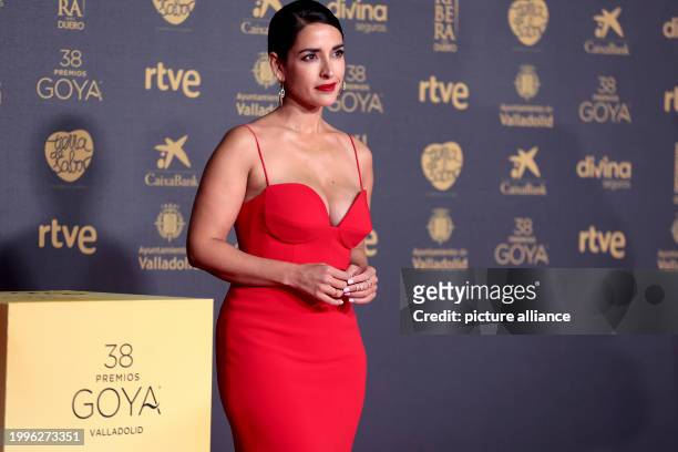 Valladolid, Spain; .- Actress Inma Cuesta. Characters on the Red Carpet of the Goya Awards 2024. Photo: Juan Carlos Rojas