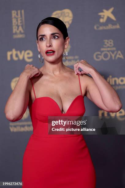 Valladolid, Spain; .- Actress Inma Cuesta. Characters on the Red Carpet of the Goya Awards 2024. Photo: Juan Carlos Rojas