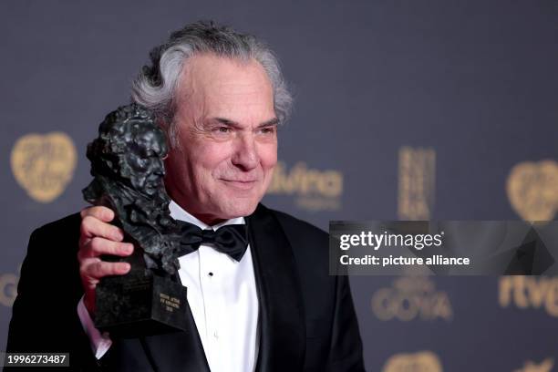 Valladolid, Spain; .- Jose Coronado winner of Best Supporting Actor at the Goya 2024. Characters on the Red Carpet of the Goya Awards 2024. Photo:...