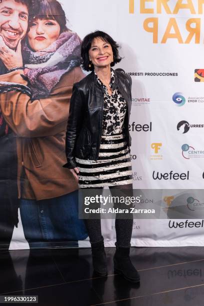 Elisa Mugica attends the Madrid premiere of "Terapia De Parejas" at Cine Palacio de la Prensa on February 08, 2024 in Madrid, Spain.