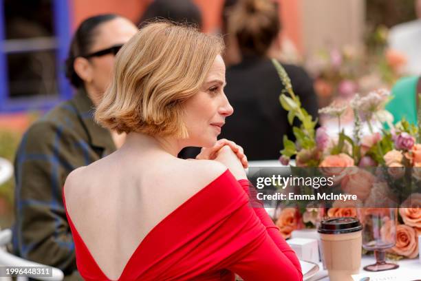 Jaime Ray Newman attends TheRetaility.com's Galentine's Day brunch with Lightbox held at a private home in Los Angeles on February 08, 2024.