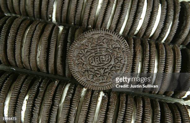 Oreo Cookies are seen May 13, 2003 in San Francisco. Attorney Stephen Joseph filed a lawsuit in the Marin County Superior Court May 1, 2003 seeking a...