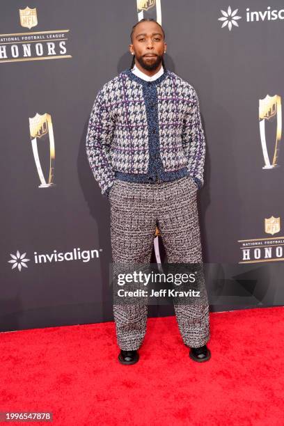 Tyrod Taylor attends the 13th Annual NFL Honors at Resorts World Theatre on February 08, 2024 in Las Vegas, Nevada.