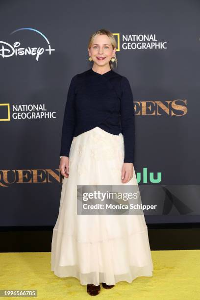 Alicia Goranson attends the Los Angeles premiere of National Geographic documentary series "Queens" at Academy Museum of Motion Pictures on February...