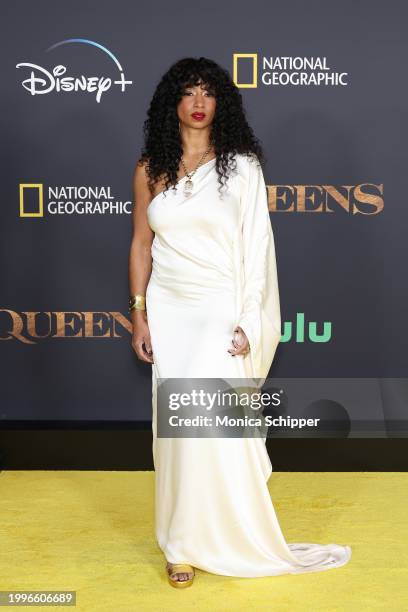 Monique Coleman attends the Los Angeles premiere of National Geographic documentary series "Queens" at Academy Museum of Motion Pictures on February...