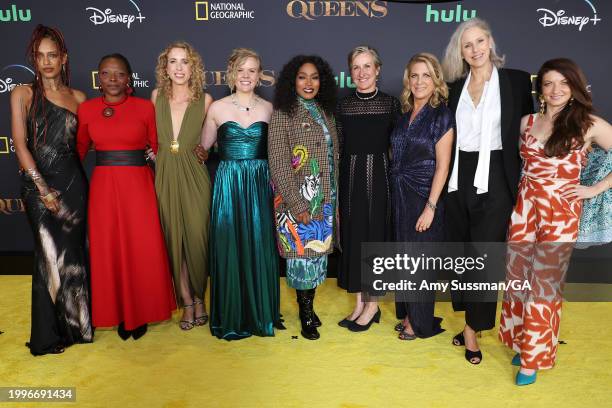 Alewya, Faith Musembi, Chloe Sarosh, Erin Ranney, Angela Bassett, Justine Evans, Vanessa Berlowitz, Sophie Darlington and Jen Guyton attends the Los...