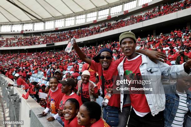 Economic Freedom Fighters Election Campaign Photos and Premium High Res