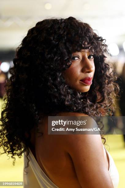 Monique Coleman attends the Los Angeles premiere of National Geographic documentary series "Queens" at Academy Museum of Motion Pictures on February...