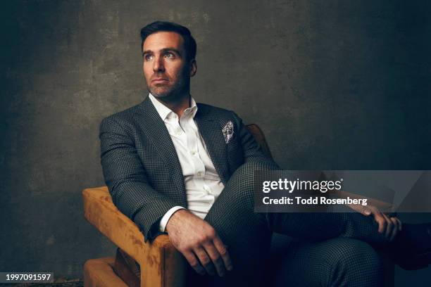 Joe Flacco of the Cleveland Browns poses for a portrait after winning Comeback Player of the Year at the 13th Annual NFL Honors on February 8, 2024...